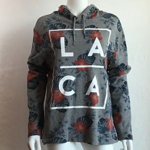 Aeropostale Floral “L A C A” Hoodie